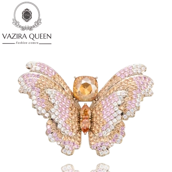 VQ Butterfly Brooch - Picture 1 of 4